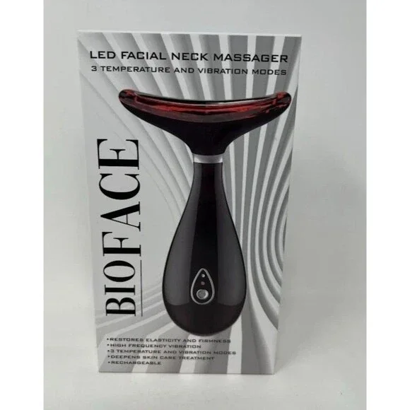 BioFACE LED Facial Neck Massager Pulsating Restore Elasticity Firmness New - Picture 1 of 3